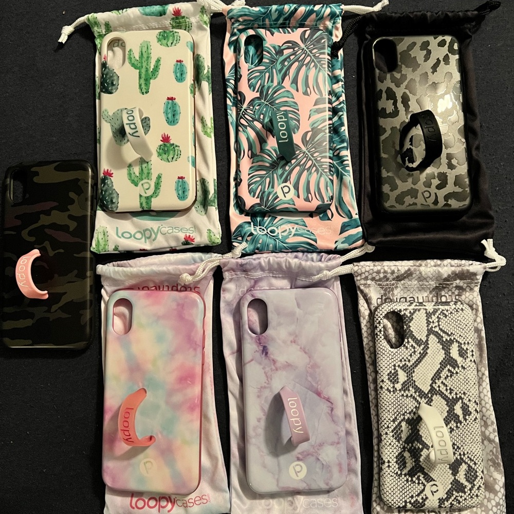 7 loopy cases bundle for an iPhone x